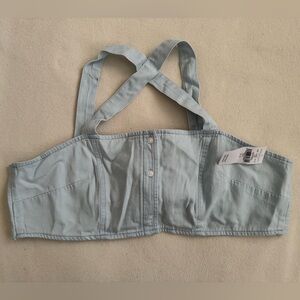 AMERICAN EAGLE BUTTON UP TIE BACK TANK TOP